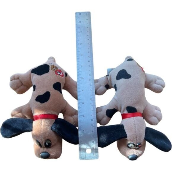 Vintage 1986 PP Pound Puppies Tan Brown Litter of Two - Picture 10 of 10